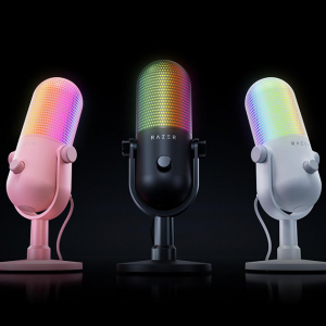 新型USBマイク「Razer Seiren V3 Chroma 32-Bit DSP」が発表！32ビットDSPとAI音声処理でプロレベルの音声を実現