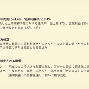 カンロ、通期利益予想を下方修正、中東情勢による原材料高騰を「価格改定」と「成長投資」で巻き返しを図る