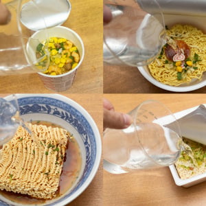 お湯を使わない「水カップ麺」～だいたいのカップ麺は水で食える説～【夏のズボラ麺】