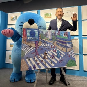 歴代カバー原画がずらり！ 『ぼのぼの展 40年のこと。』に行ってみた