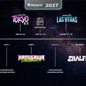 MTG マジック：ザ・ギャザリング 最大級公式フェス MagicCon 2027年5月 日本初開催☆ アメリカ→日本→オランダと転戦☆ 2027＝The Year of the Gathering でヒートアップ