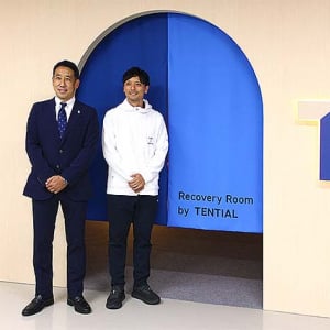 BAKUNE の TENTIAL テンシャル がテニス国際大会 ＠有明コロシアム にリカバリールームを設置☆ 世の中のあらゆる場所に身体を休める＆気持ちをリセットする空間を横展開めざす
