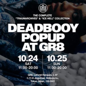 学生選抜企画individual出身。西脇駆の「Deadbooy」が原宿で初のPOPUPイベントを実施