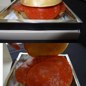 マクドナルド『クォーターパウンダージュエリー』最後の商品『ルビースパーク』本日発売　チョリソが5枚も使われた豪快なバーガー