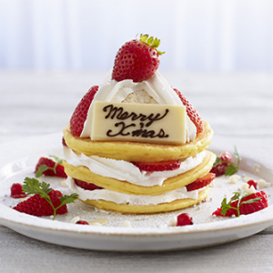 クリスマスもやっぱりパンケーキ！　『j.s. pancake cafe』クリスマス限定パンケーキが 11月26日に登場！