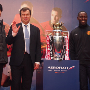 プレミアリーグ優勝トロフィーが六本木ヒルズに！　『Aeroflot activation in United Trophy tour in Tokyo』レポート