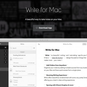【Macユーザー向け】書く作業がラクになる「Write」が正式リリース