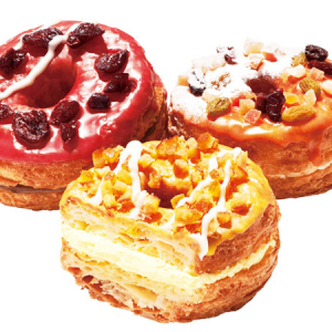 ニューヨーク発祥の大人気スイーツ！ミスドから「Mr.CroissantDonutFruit（ミスタークロワッサンドーナツフルーツ）」 発売開始！