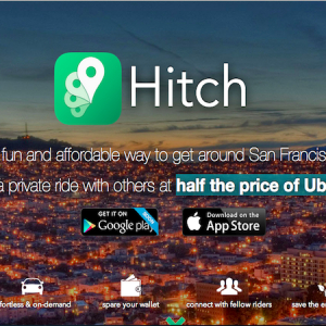 相乗り版Uberが話題!?競合の約半額の料金が魅力の配車サービス「Hitch」