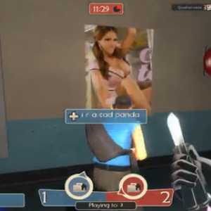 オンラインゲームの対戦フィールドにセクシー画像を貼ったら凄い効果で勝ちまくり！