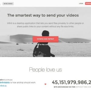 【Mac、Windowsユーザー向け】ファイル送信をより簡単にするInfinitが便利そう