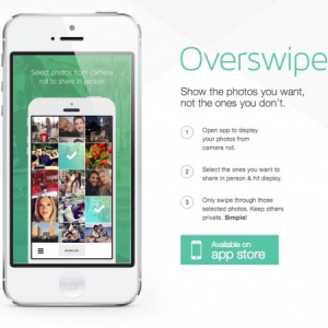 友達に見せてもいい写真だけを選択して閲覧できるようにする「Overswipe」