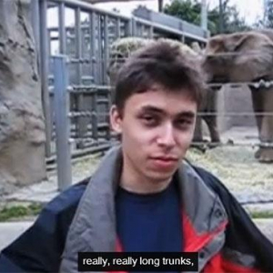 世界で最初にYouTubeにアップロードされた動画はこれだ！ 動物園の象さんと男性