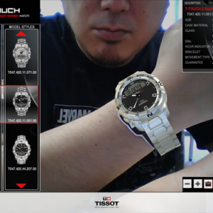 実用的なAR！パソコンの画面で腕時計を試着できるティソのウェブサイト