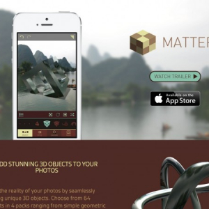 写真がアート作品に！ オブジェを加えられる編集アプリ「Matter」が面白そう