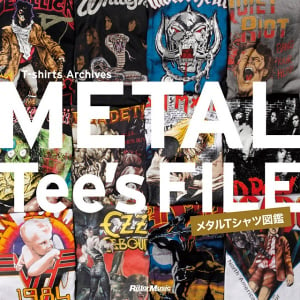 メタルヘッズ必携の『METAL Tee’s FILE メタルTシャツ図鑑』発売決定