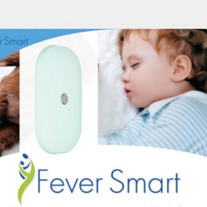 子どもの発熱時に！体温データをスマホに送信してくれる「Fever Smart」