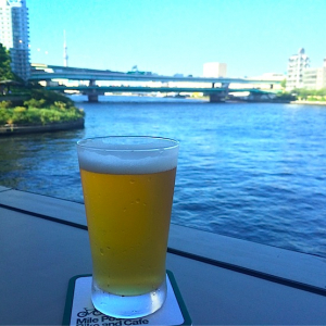 オープンテラスが最高に気持ちいい！スポーツバイク専門店が運営するビアカフェに行ってきた。日本橋茅場町の「マイルポスト」