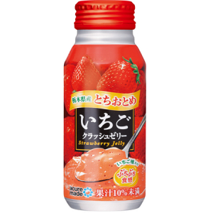 エキナカ自販機に新食感デザート飲料「いちごクラッシュゼリー」が登場！