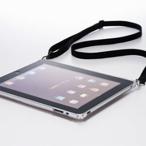『iPad』を持ちやすくするケース『iPad用画板スタイルクリスタルカバーセット』
