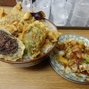 【デカ盛り】横浜にある天ぷらの店 豊野丼で「鯨天丼」を食す