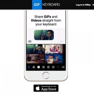 ついに出た！絵文字のようにGIF アニメを使えるキーボード「GIF Keyboard」