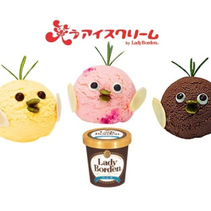 みんなが笑顔になれる話題の「笑うアイスクリーム」がことりカフェに登場！