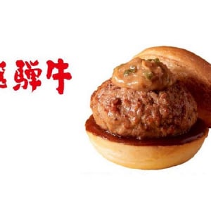 ロッテリアより“濃厚デミグラス＆朴葉味噌”を合わせた「飛騨牛ハンバーグステーキバーガー」が登場