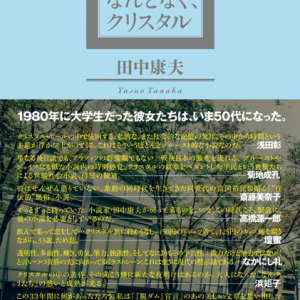 田中康夫『なんとなく、クリスタル』から33年後を描く新作刊行