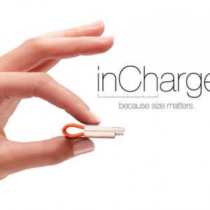 超コンパクトなスマホ充電ケーブル「inCharge」、たったの9ドルで！