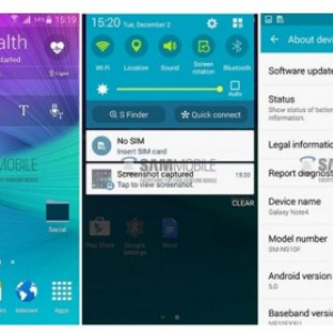 Android 5.0のテストファームウェアを搭載したGalaxy Note 4の動作映像が公開