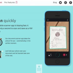 書類を素早くデジタル化するスキャナーアプリ「Scanbot」、期間限定で無料！