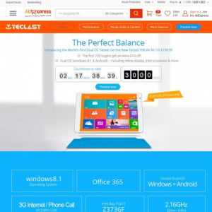 変態端末のAndroidとWindows8.1 デュアルブート３Gタブレット『X98 Air 3G Dual Boot』がAliExpressで1月8日に$199.99のセールを開催！