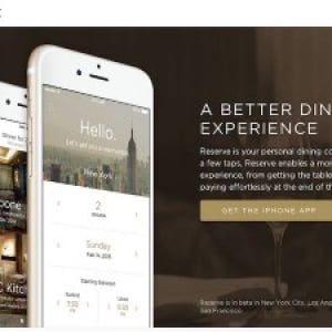 予約から決済まで！厳選レストランでの心地よい夕食をサポートしてくれるアプリ「Reserve」