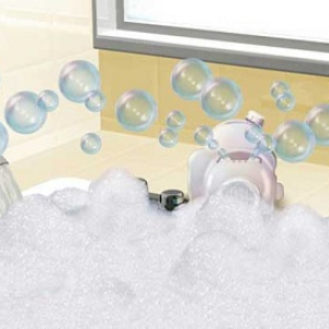 お風呂セレブ体験を自宅で！　泡とシャボン玉をいっぱい作れる『スイートバブルバス』