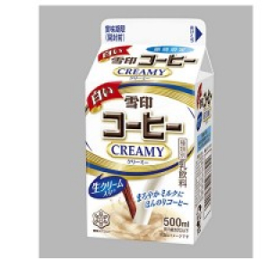 たっぷりの生クリームを加えて。『白い雪印コーヒー CREAMY』、2月24日（火）から全国にて期間限定発売