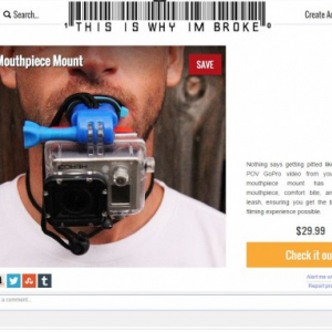 やっぱりあったよ『GoPro』の変態アクセサリ！　『GoPro Mouthpiece Mount（マウスピース・マウント）』！