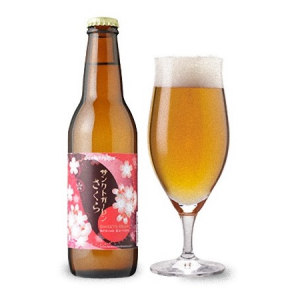 八重桜の花・葉で風味づけをした「桜餅風味ビール」を春限定で発売！ふんわり桜餅風味・かおる