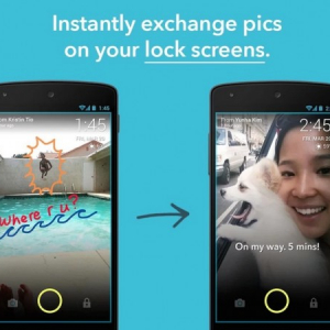 【Androidユーザー向け】ロック画面からテキストや写真が送受信できるアプリ登場