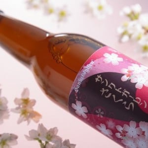 桜餅味のビール？？　季節限定「さくらビール」で春を先取り