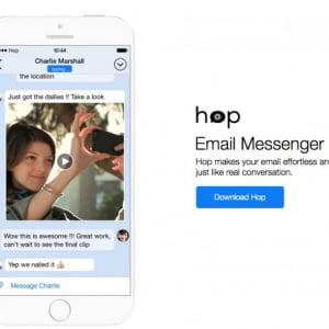 GmailやYahoo!メールをSMSスタイルで表示する「Hop」からAndroid版登場