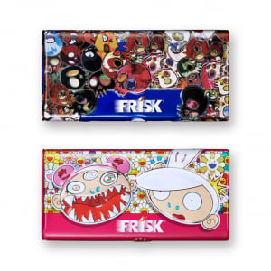 村上隆デザインの「FRISK」がポップ！ タブレットもお花とドクロに