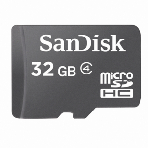 サンディスクが32GB容量のmicroSDHCカードを発売