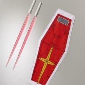 RX-78（ナナハシ）？　ガンダムのビーム・サーベル箸とシールド箸袋がセットで登場