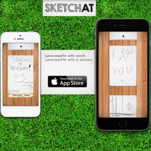 手描きイラストをサクッと送れるメッセージアプリ「Sketchat」が楽しそう