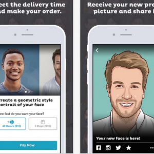 SNSのプロフィール画像に！似顔絵をアーティストに描いてもらえるアプリ「Fiverr Faces」