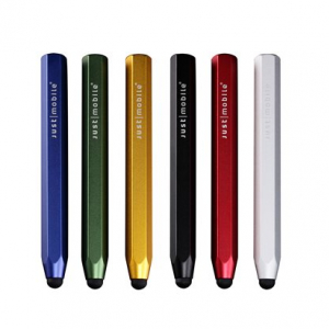 軽くて握りやすいえんぴつ型スタイラスペン『Just Mobile AluPen』に5色のカラーモデルが登場