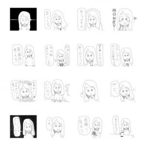 「そういうのマジでいいから」 過激発言少女のスタンプが一部で話題