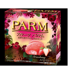 大人も納得のPARMストロベリー味がさらに進化！アイスとシャーベットが混ざりあう果汁感あふれる味わい