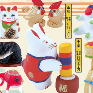 待ってました！日本の郷土玩具がフィギュアに「日本全国まめ郷土玩具蒐集」第３弾が登場